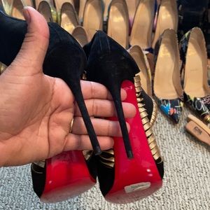 Christian louboutin booties sizes 38.5